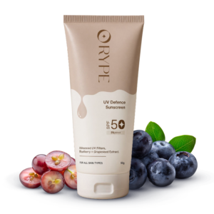 UV Defence Sunscreen SPF 50 PA++++ with New Age UV Filters (Grapeseed + Blueberry Extract)